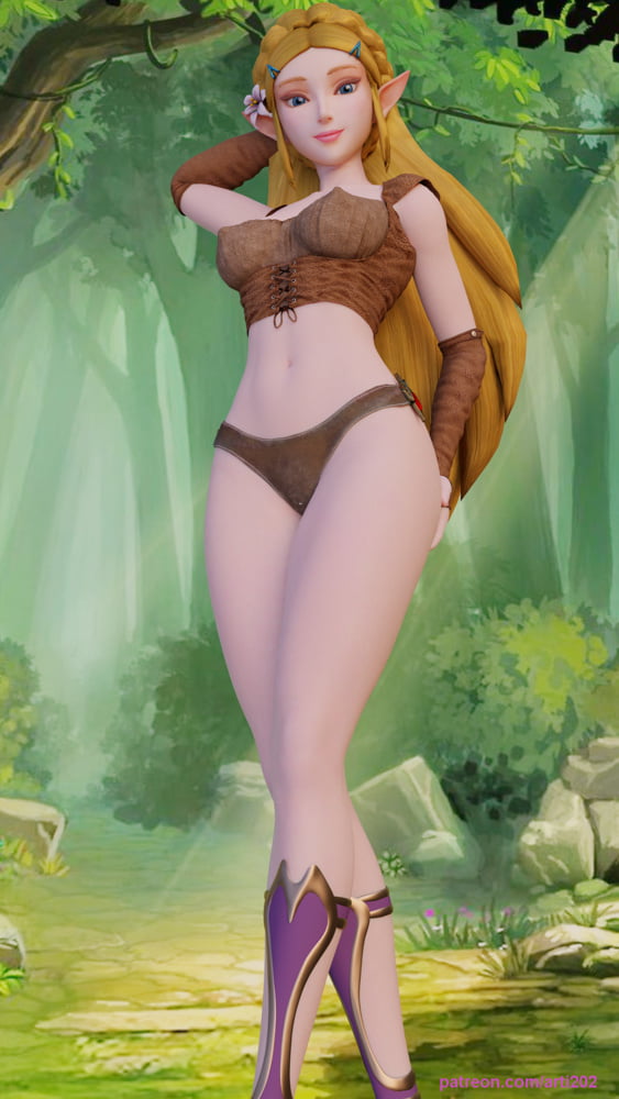 Princess Zelda Breath of the Wild 3D #105847908