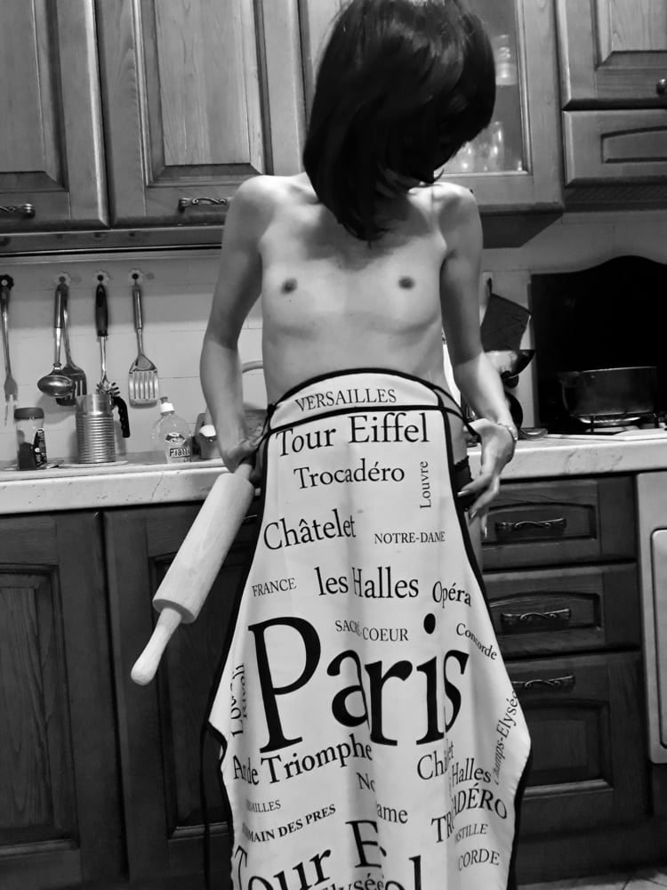 Maja Amateur wife posing in the kitchen #106981739
