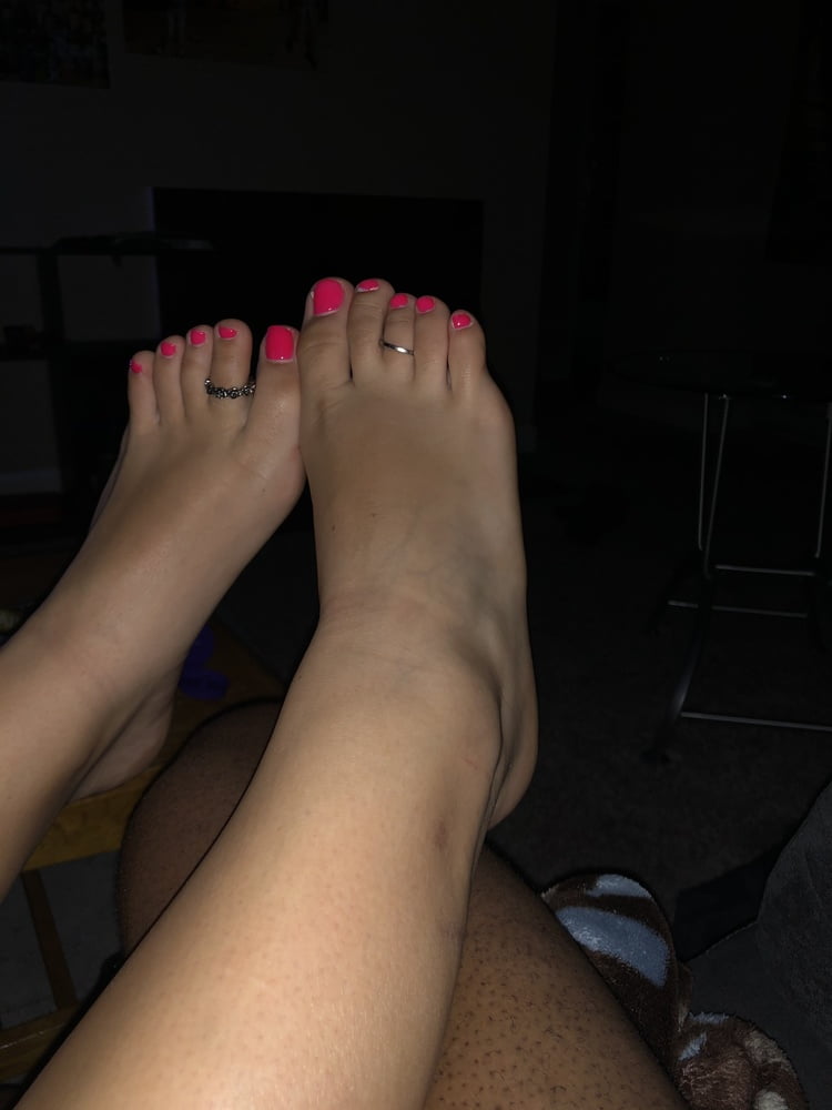 Cute 19 Year Old Feet with toerings #80264768