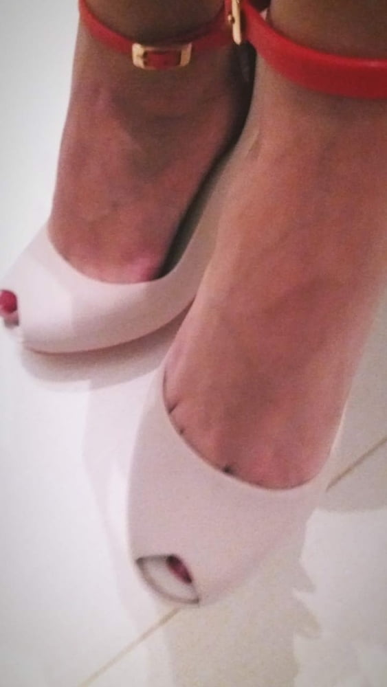 Platform Heels.. Foot Fetish.. My sexy feet.. #107001559