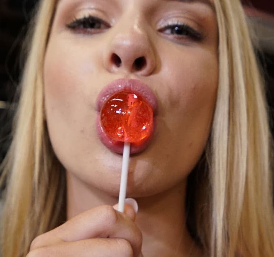 SUCKING SWEET THINGS flexible ass wet candy lesbian licking #99109528
