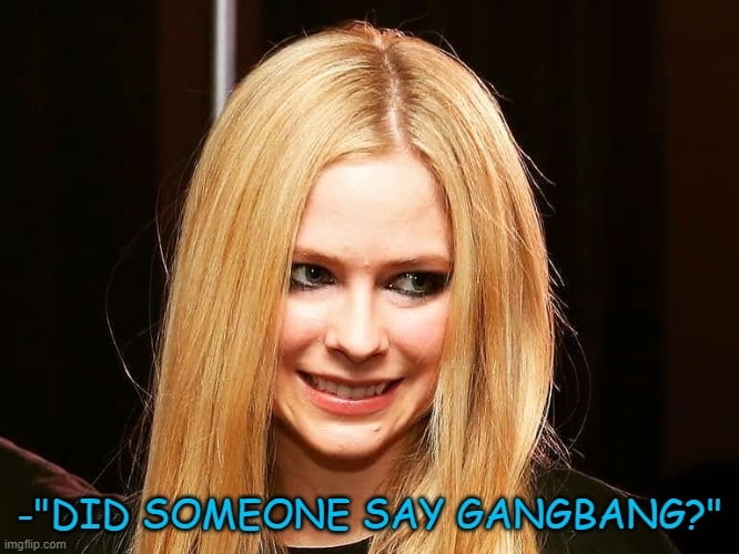 Celebrity gangbang captions #778 (Avril) #82165552