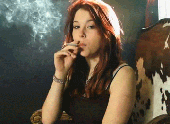 Smoking Sexy Tabako Weed Hooker Joint  Gif Mix #103309652