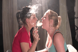 Smoking Sexy Tabako Weed Hooker Joint  Gif Mix #103309765