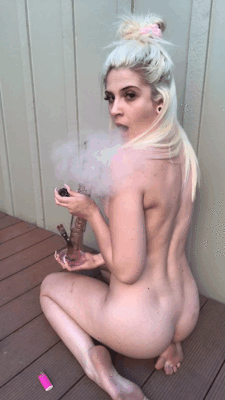Smoking Sexy Tabako Weed Hooker Joint  Gif Mix #103310060