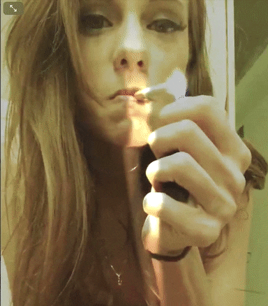 Smoking Sexy Tabako Weed Hooker Joint  Gif Mix #103310243