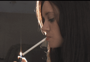 Smoking Sexy Tabako Weed Hooker Joint  Gif Mix #103310246
