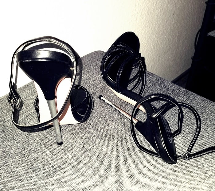 La Prima++Extreme Stiletto Heels++Metal Spike #107075395