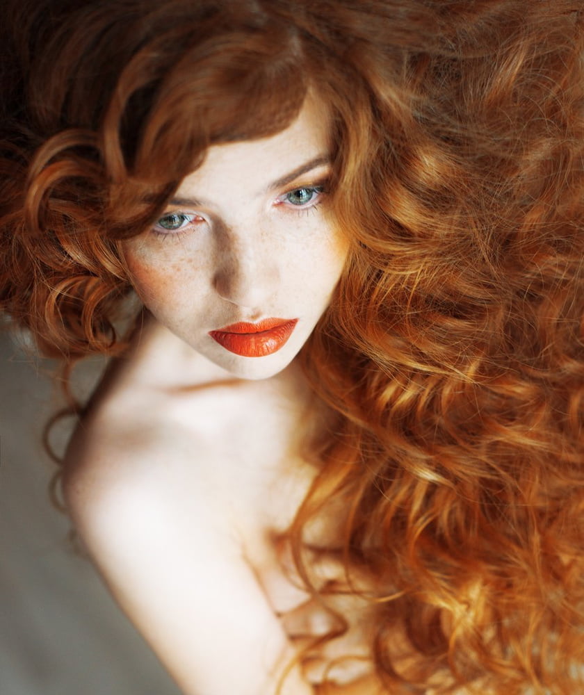 Redhead and freckles #104930298