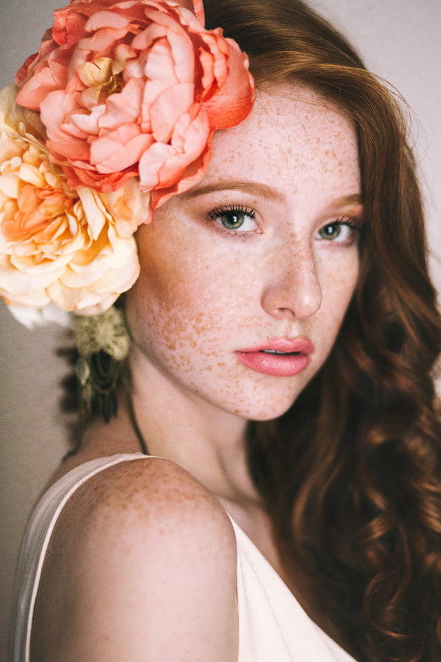 Redhead and freckles #104930304
