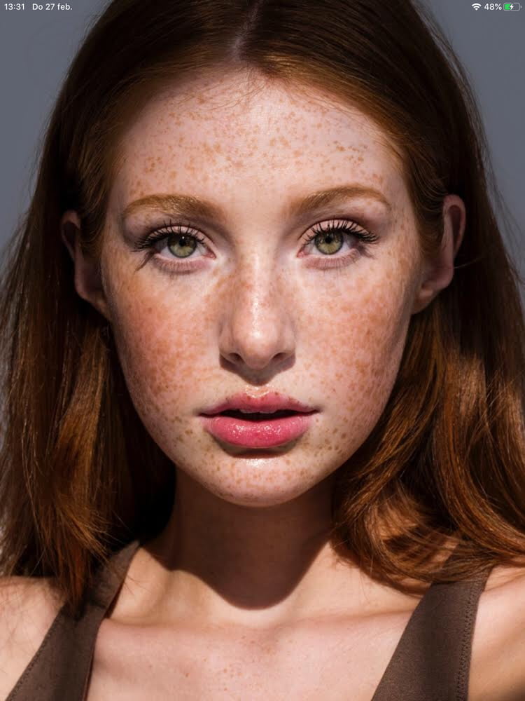 Redhead and freckles #104930335