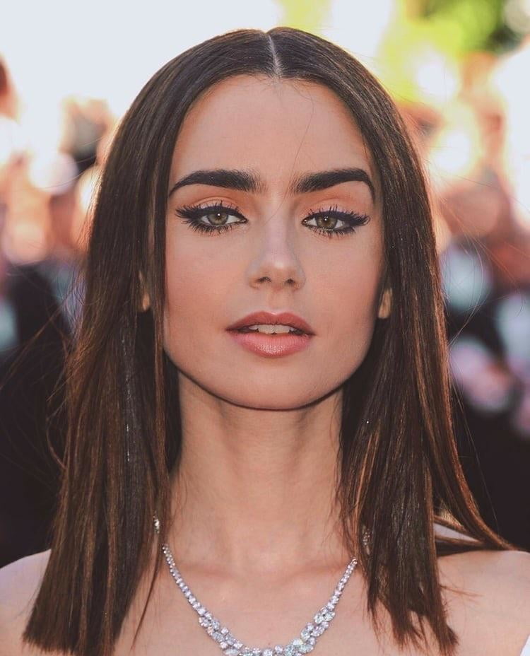 Lily Collins Jerk Off Challenge #104375751