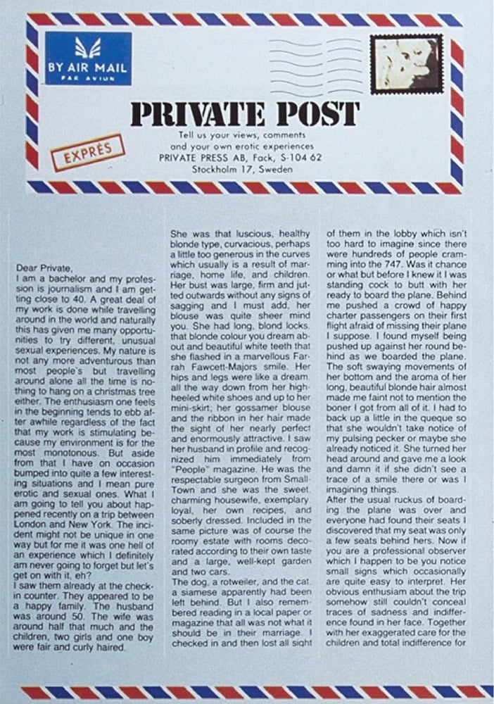 Vintage retro porno - revista privada - 057
 #92228529
