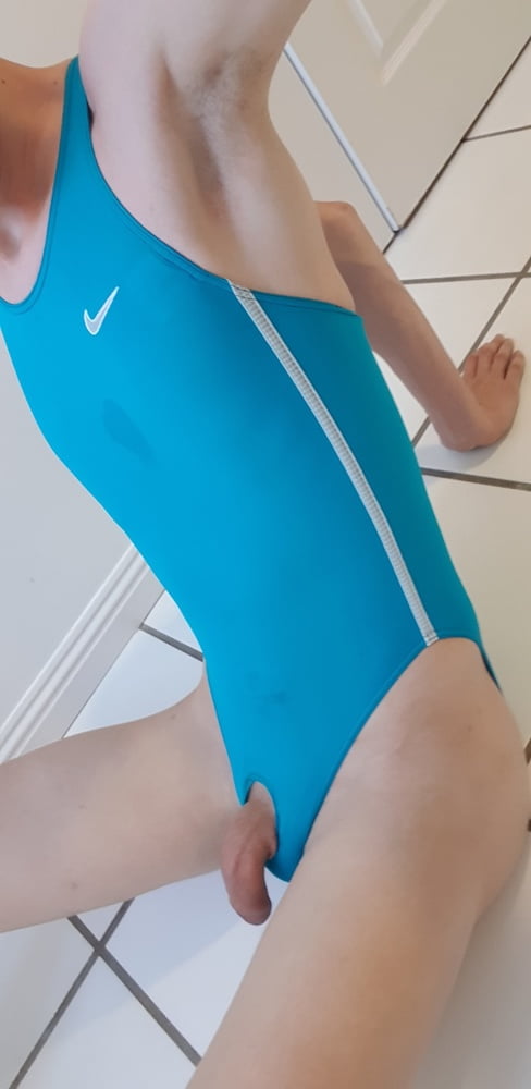 Maillot de bain bleu une pièce Nike
 #106825971