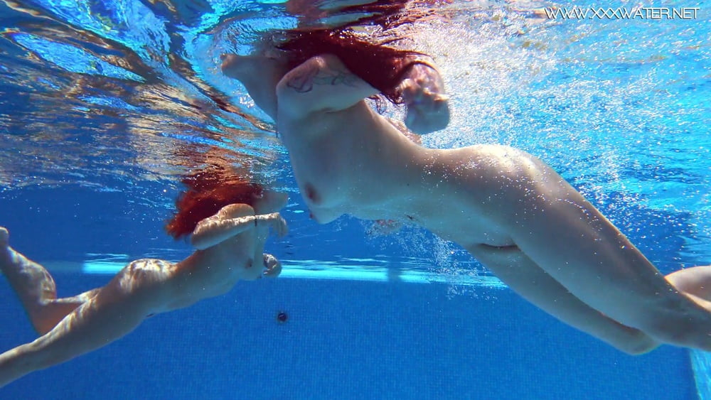 Sheril and Diana Rius Underwater Swimming Pool Erotics #106700887