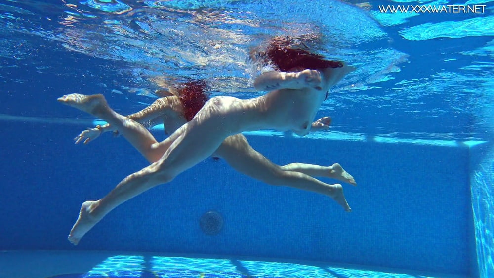 Sheril and Diana Rius Underwater Swimming Pool Erotics #106700889