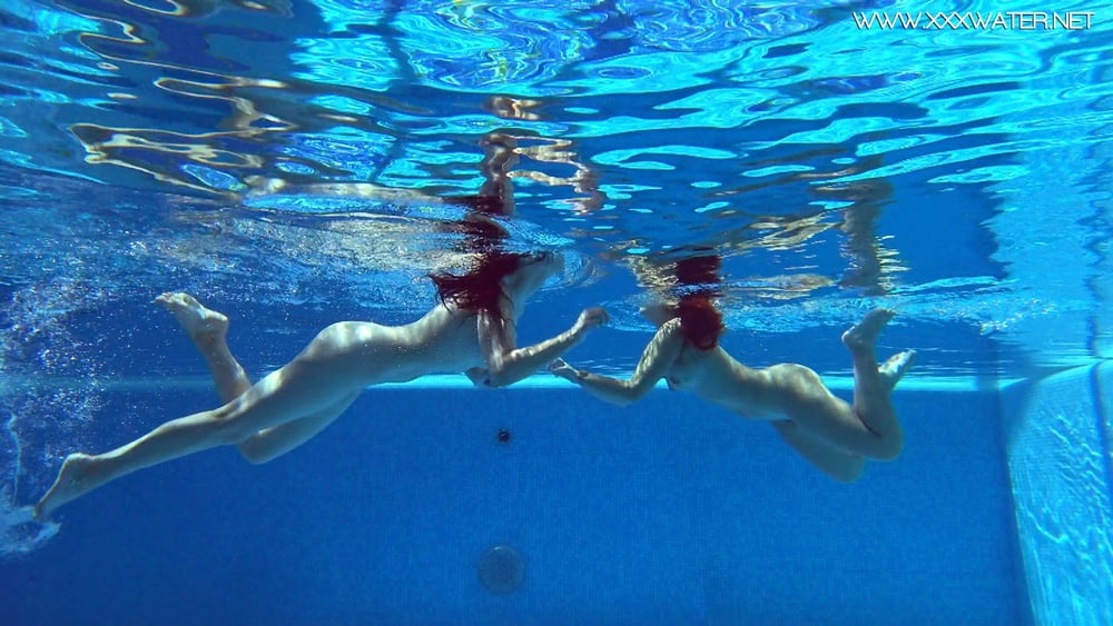 Sheril and Diana Rius Underwater Swimming Pool Erotics #106700894