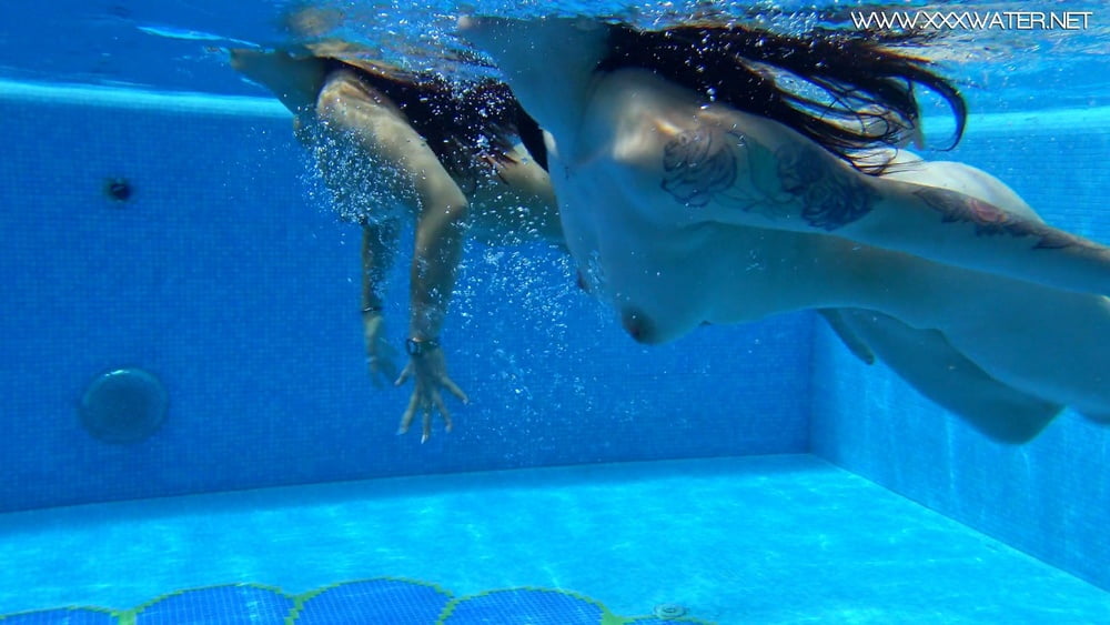 Sheril and Diana Rius Underwater Swimming Pool Erotics #106700900