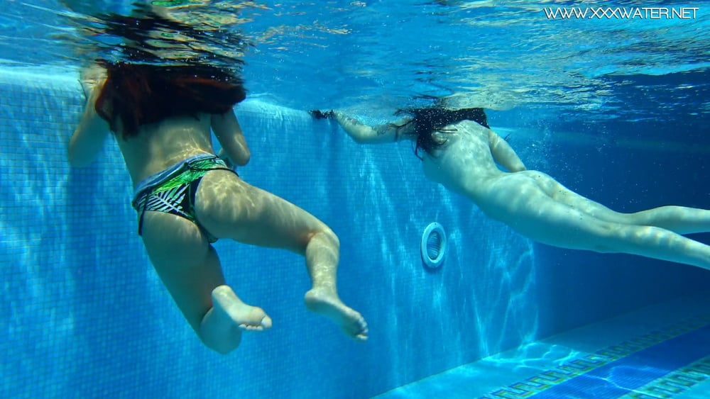 Sheril and Diana Rius Underwater Swimming Pool Erotics #106700917