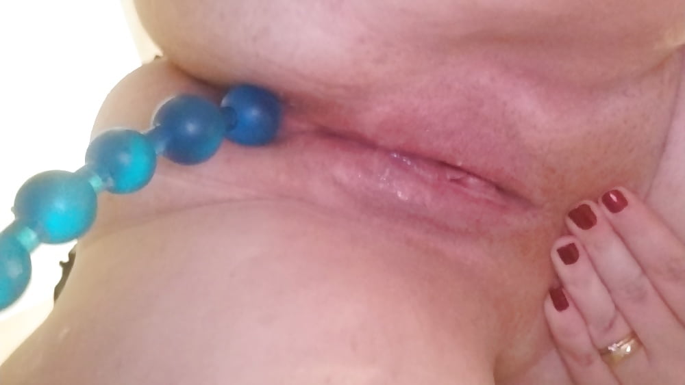 Anal beads linking front to back ..... and other fun milf #107269674