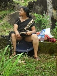 Sexy aunty lifting saree #106660621