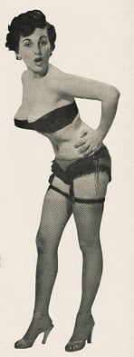 Donna brown, modello vintage del 1950
 #105122145