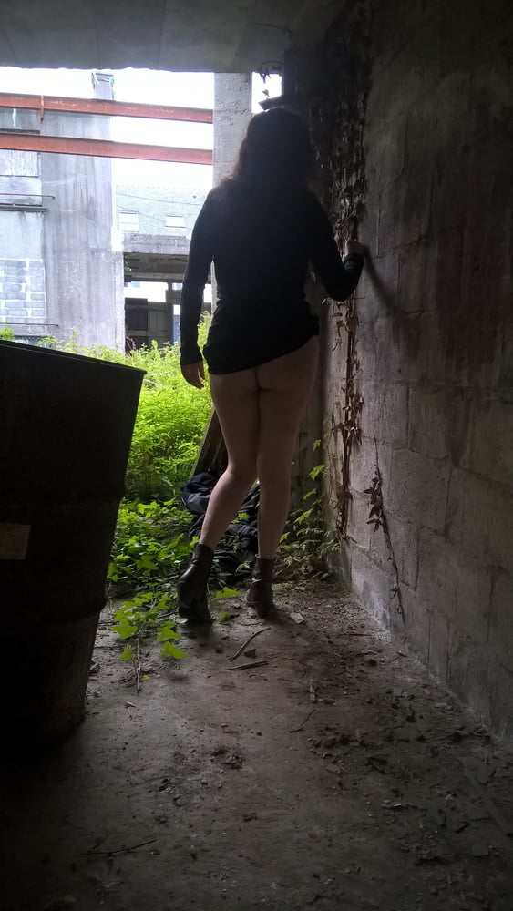 Hairy Wife In Abandoned Place #107065529