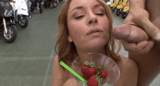 Sweet Mom Cum Food BuKKaKe On Strawberries By BuKKaKeTV #88068309