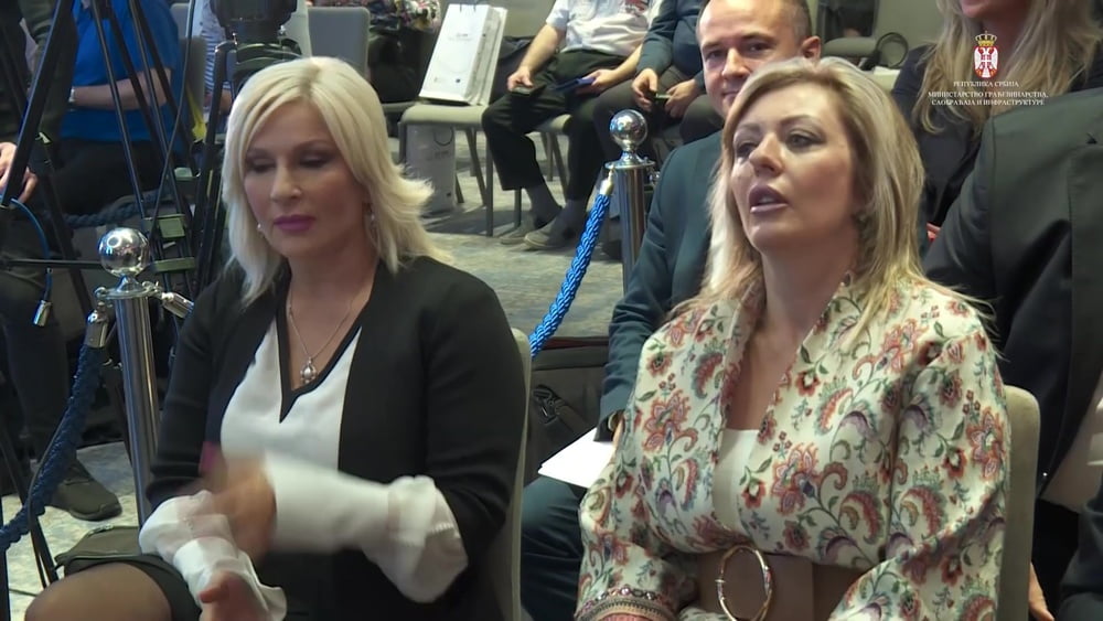 Serbische reife Politikerin Zorana Mihajlovic
 #93419775