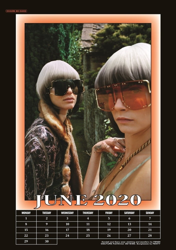 Chaos 69 - 2020年カレンダー（スキャン）：Cara & Kendall
 #97328848