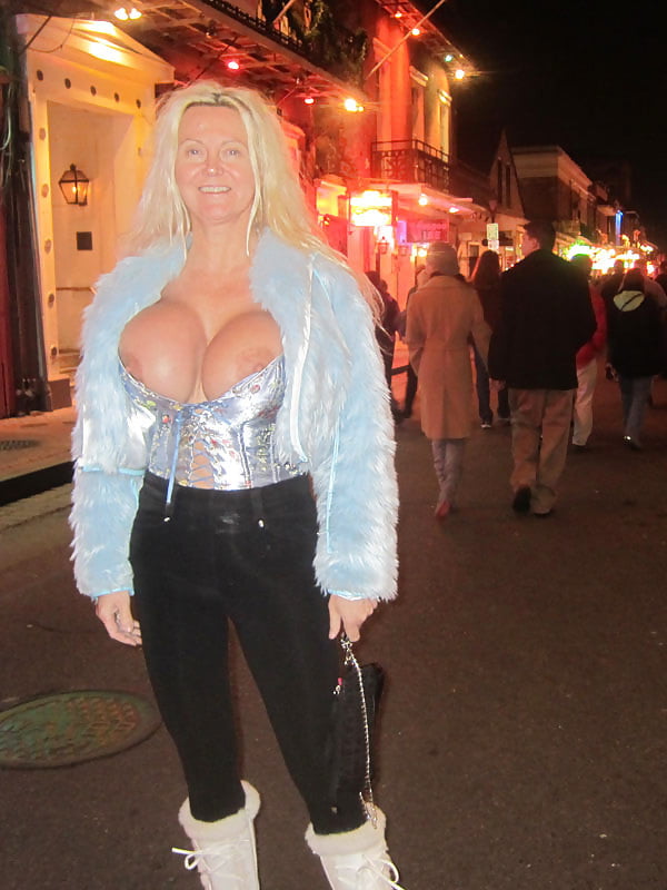 BLONDE FAKE TIT MILF #104357266