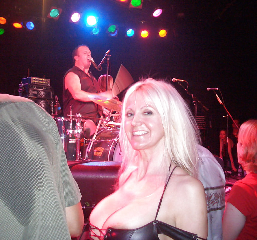 BLONDE FAKE TIT MILF #104357332