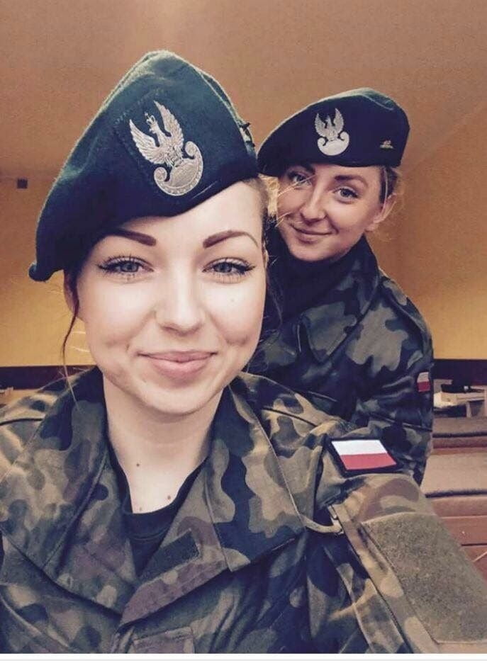 Polish women in uniform #105009952