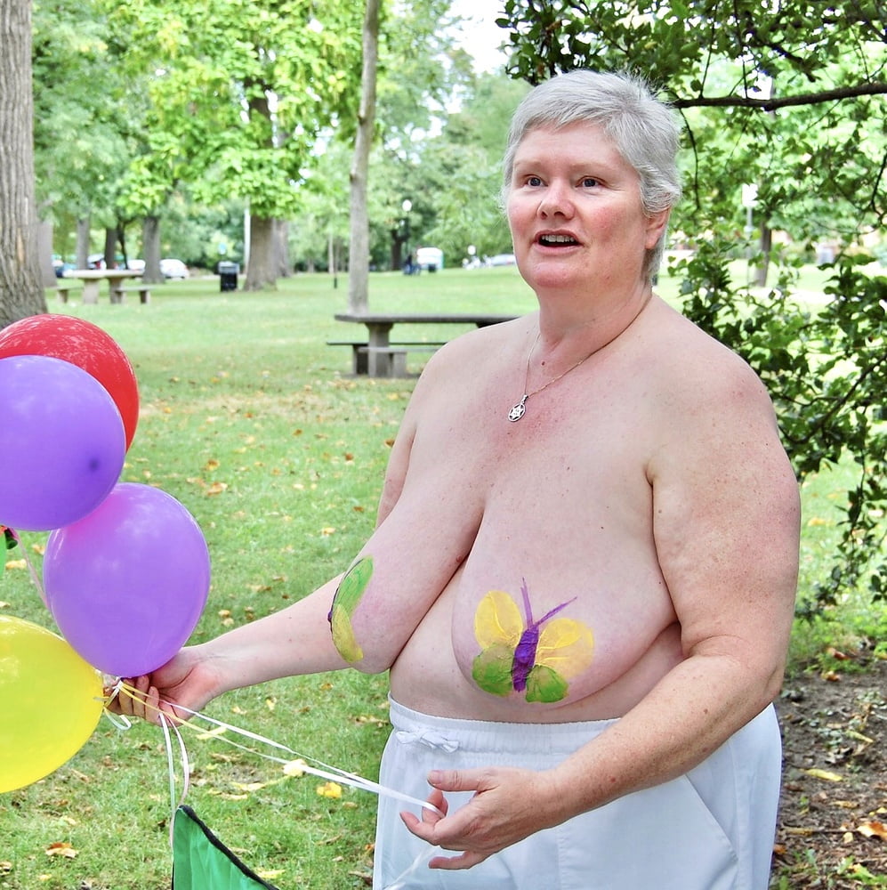 Nudist Granny Shows off Nice Huge Tits #79906953