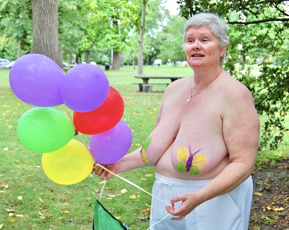Nudist Granny Shows off Nice Huge Tits #79906956