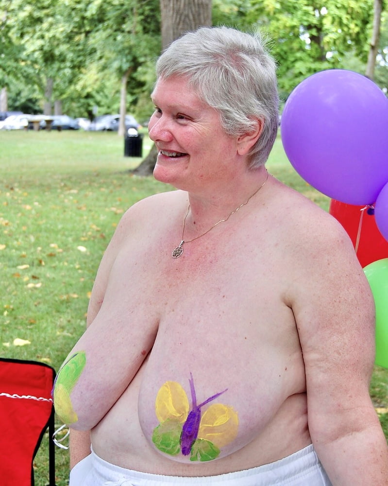 Nudist Granny Shows off Nice Huge Tits #79906972