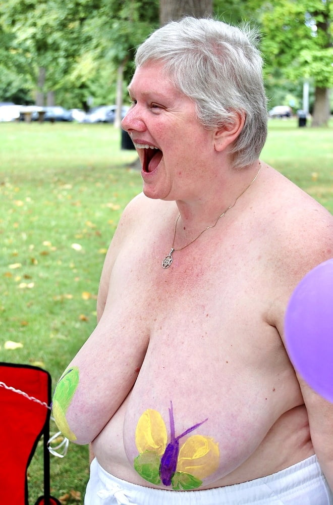 Nudist Granny Shows off Nice Huge Tits #79906975