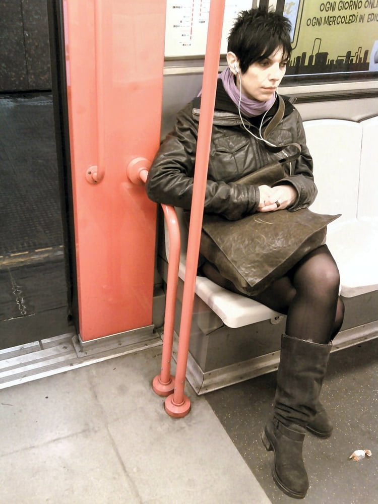 Street Pantyhose - Stations and Trains #96803250