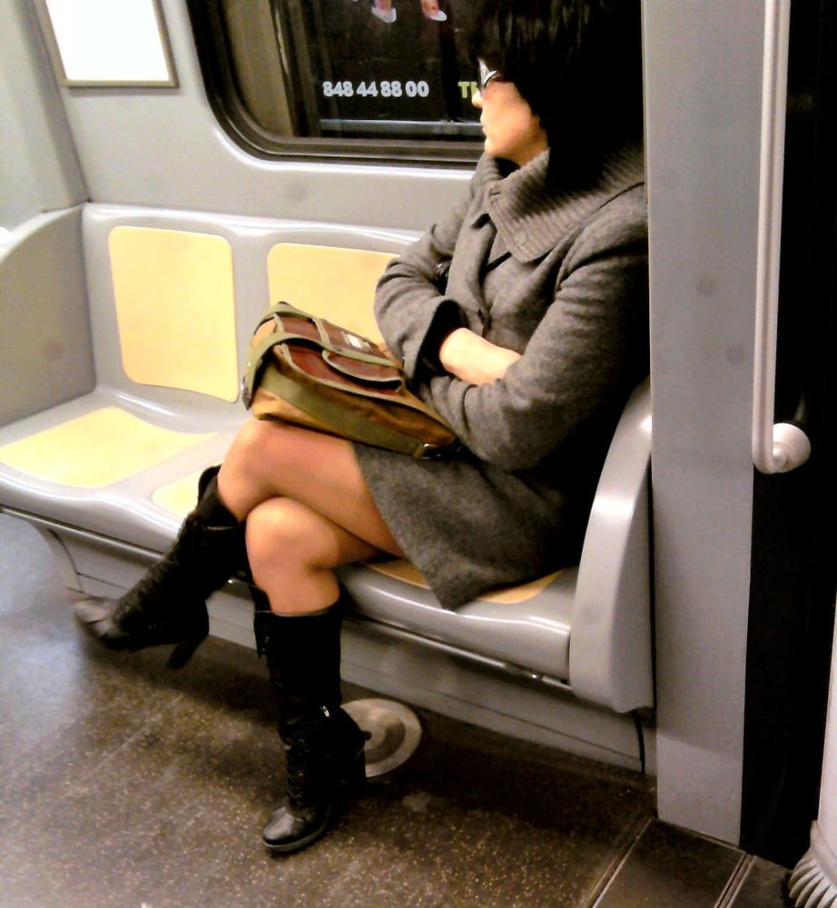 Street Pantyhose - Stations and Trains #96803252