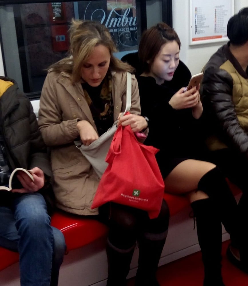 Street Pantyhose - Stations and Trains #96803300