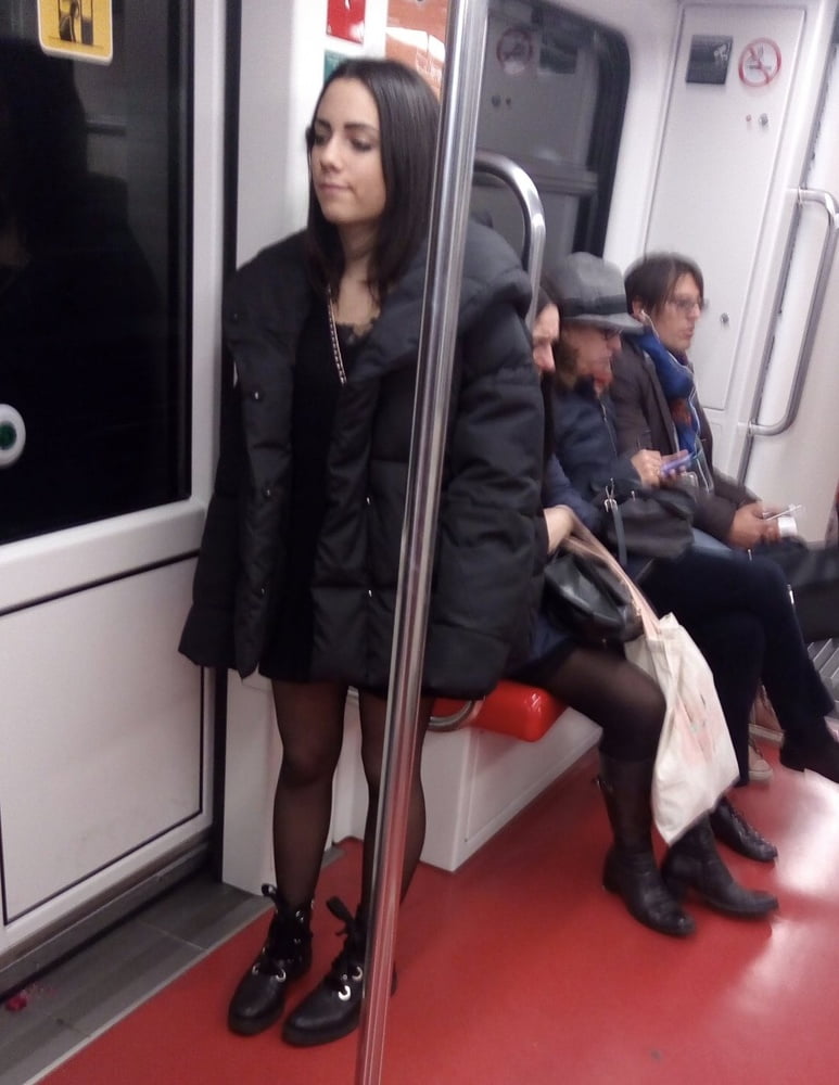 Street Pantyhose - Stations and Trains #96803321