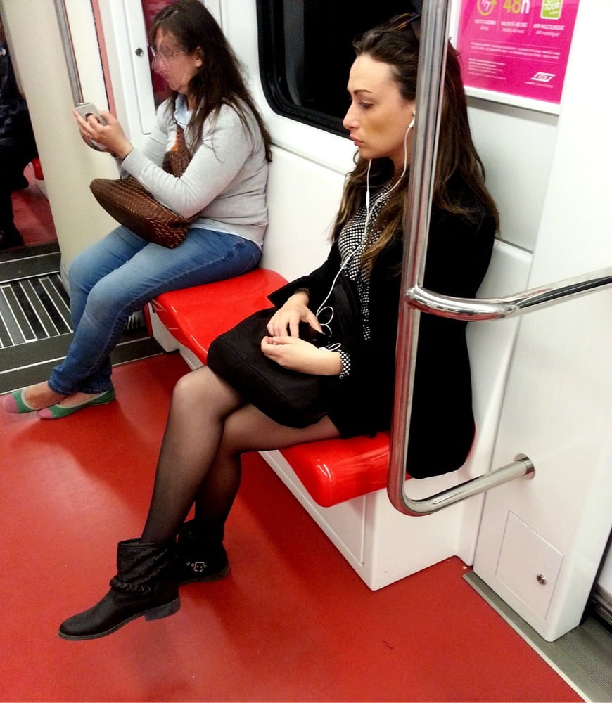 Street Pantyhose - Stations and Trains #96803384