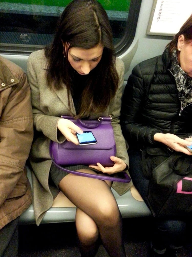 Street Pantyhose - Stations and Trains #96803393