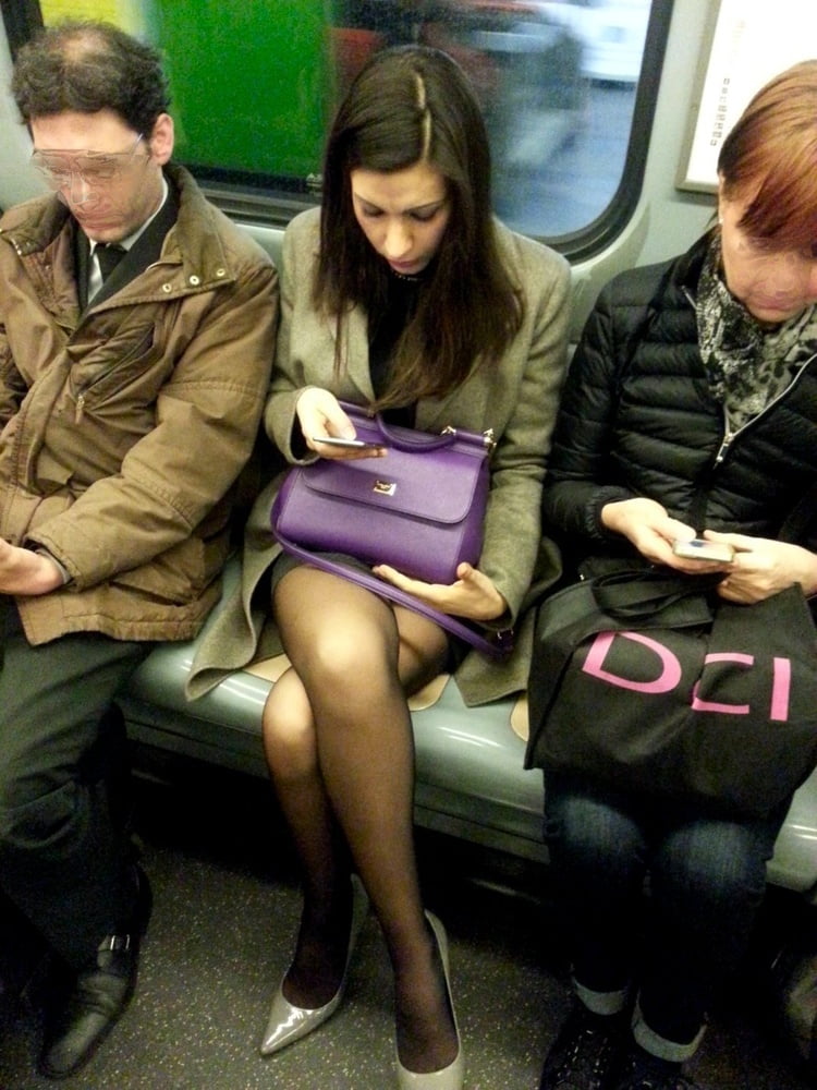 Street Pantyhose - Stations and Trains #96803396