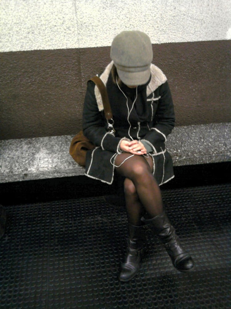 Street Pantyhose - Stations and Trains #96803399