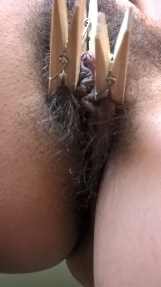 Hairy JoyTwoSex - Playing With Clothespins #107099378