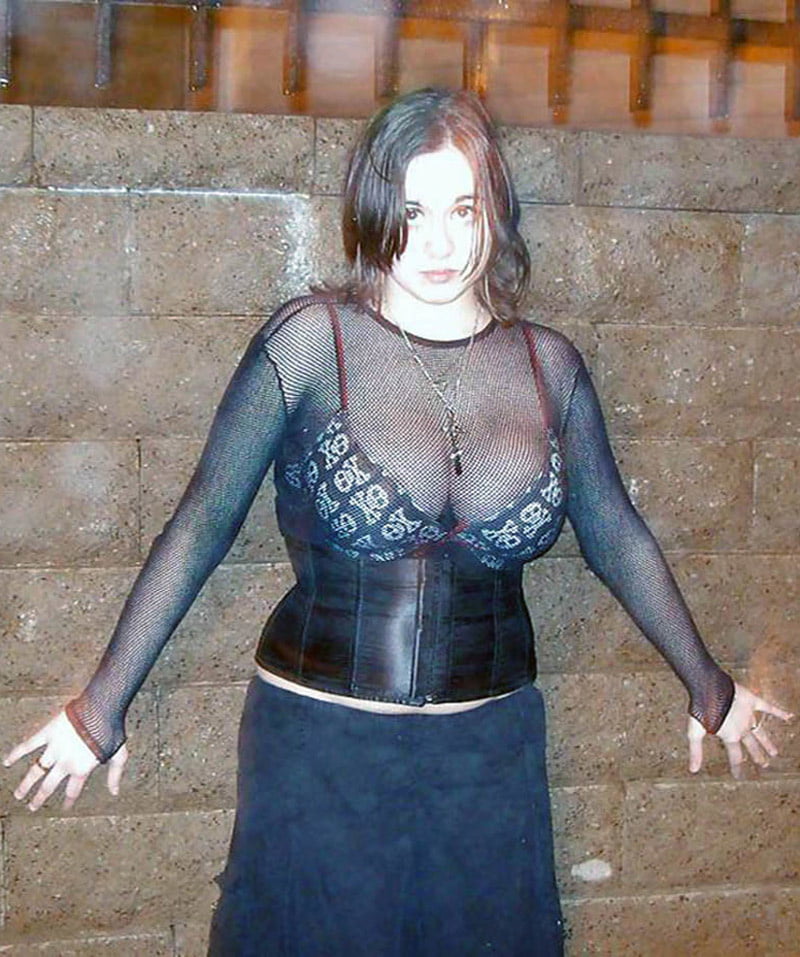Chick with a goth look #94096814