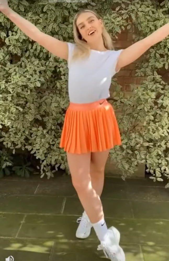 Perry edwards mini jupe plissée sexy orange
 #89547247