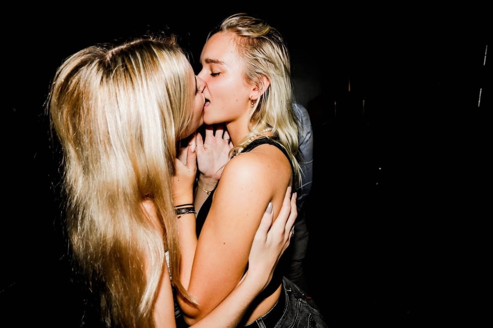 Danish drunk girls party and kiss #79838164