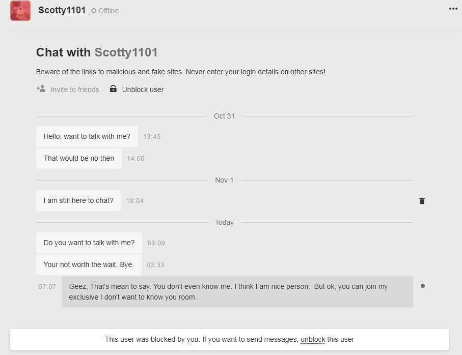 How to get blocked Examples #96165268